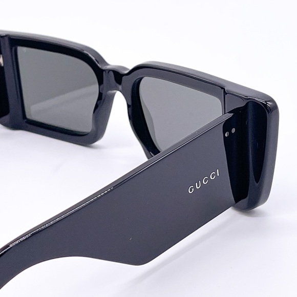 NEW GUCCI GG0543S 001 UNISEX SUNGLASSES GUCCI GG0543S BLACK OVERSIZE EYEWEAR - Picture 11 of 16